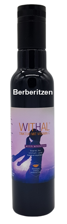 Tinktur „WITHAL“ aus Berberitzen (mit Vitamin C).