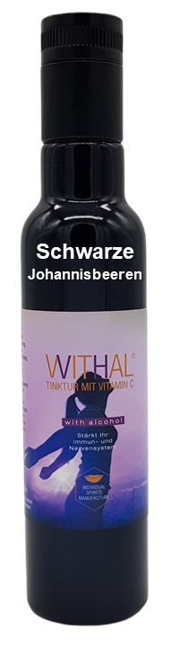 Tinktur „WITHAL“ aus schwarzen Johannisbeeren (mit Vitamin C).