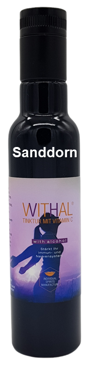 Tinktur „WITHAL“ aus Sanddornbeeren (mit Vitamin C).
