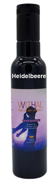 Tinktur „WITHAL“ aus Heidelbeeren (mit Vitamin C).
