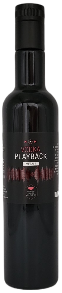 Musik-Wodka „Playback Metal“
