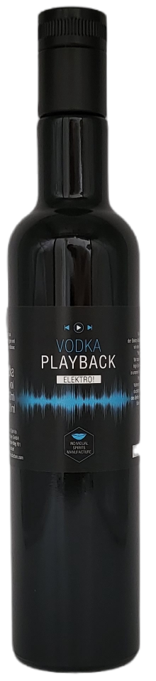 Musik-Wodka „Playback Elektro“